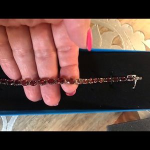 Heidi DAUS red Crystal bracelet